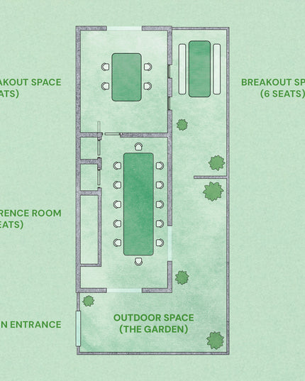 12 Person Executive Team Meeting Space